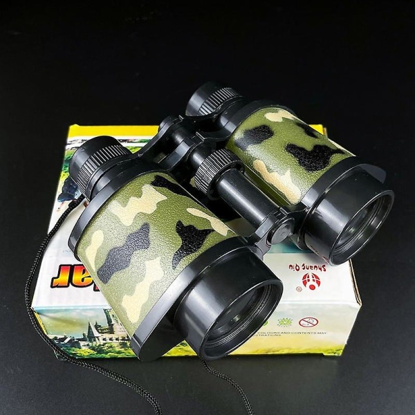 Leketøyteleskop for barn Fargerikt gummihåndtak Anti-skli Barnelekekikkert (gul)