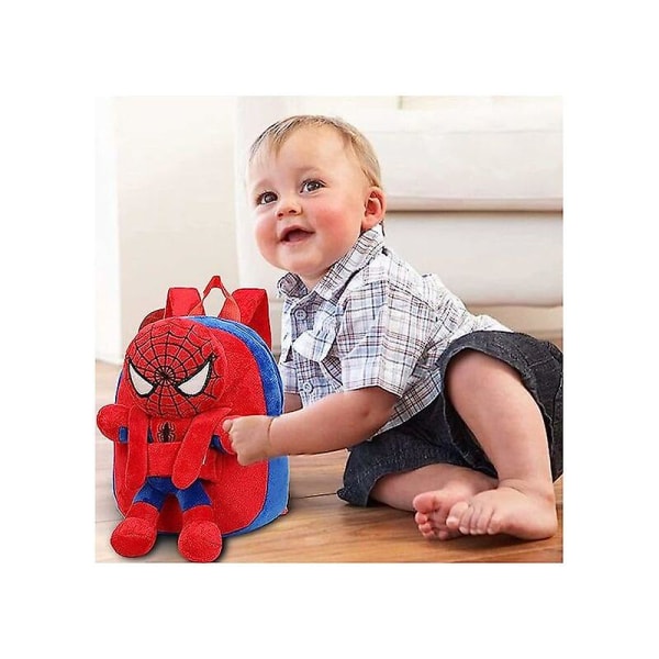 Vinterkampagne, Spiderman Rygsæk Plys Spiderman Rygsæk, Børn Spiderman Rygsæk Til Baby Børnehave Pige Dreng Barn Rejse Fritid Til Baby Pige