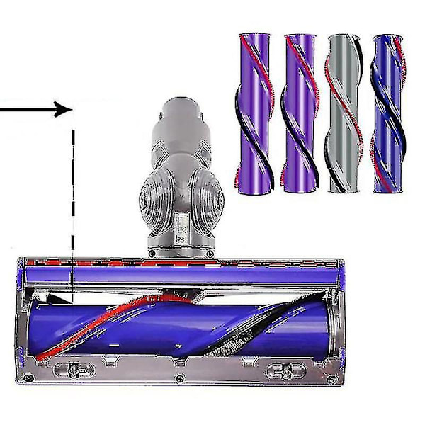 Børstevalse for Dyson V8 støvsuger, sammenlignet med del 967485-01