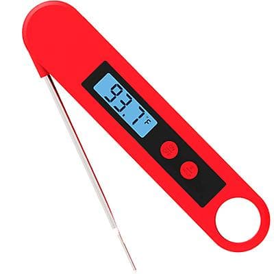 Vattentät grilltermometer för kött, kökstermometer