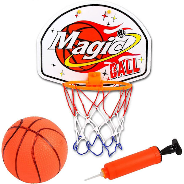 Basketbollkorg Basketbollset för Barn Bärbar Inomhus Utomhus Leksaker Barn Sport Spel för Pojkar Flickor 6 7 8 9 År Gammal