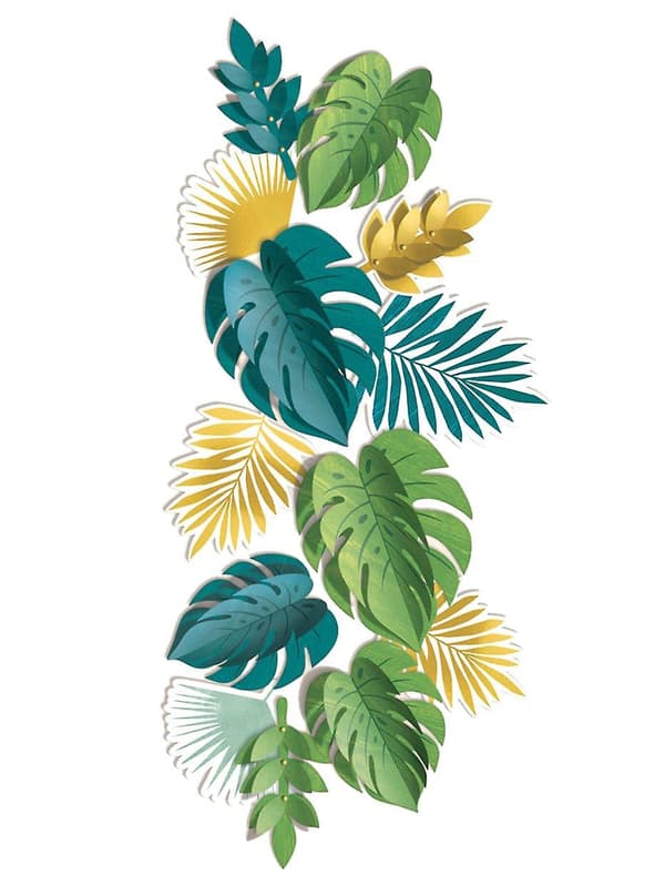 13 Exotiska Tropiska Chic Blad