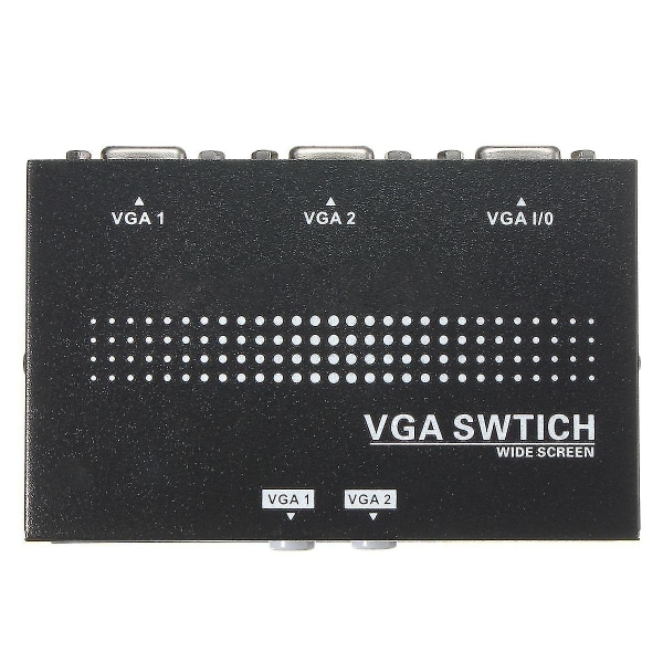 2 ind 1 ud VGA VGA 2 PORTE en skærm to kilder MANUEL SWITCH SPLITTER
