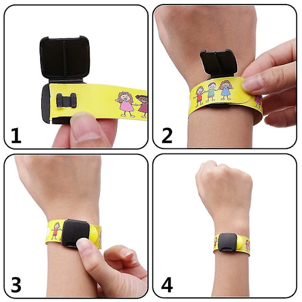 12 st Anti-förlust Armband Säkerhetsband Handskrivet Armband För Barn Småbarn