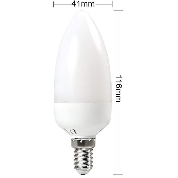 Set med 4 LED-lampor E14 2 W 25 lm 28 x 2835 SMD AC 85-265 V för heminredning, sovrum