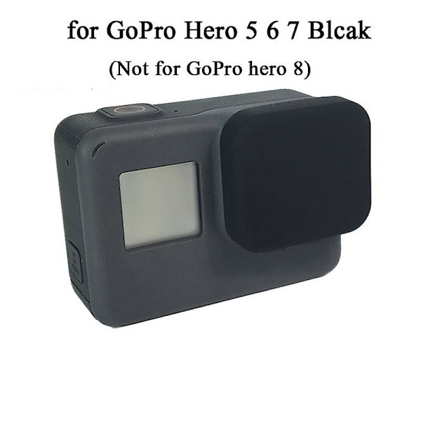 Härdat glas skärmskydd för GoPro Hero 5 6 7 8 Hero8/7 Blcak kameralinslock LCD-skyddsskydd (för hero5 6 7 blcak)