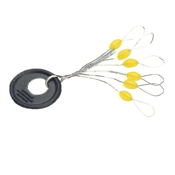 1 set gummibönor cylindriska olivformade medelstora rymdbönor för fiske utomhussemester (tillämplig linjelängd 2,5#-5,0#)