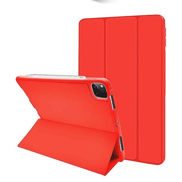 Case för iPad Pro 12,9 tums case med pennhållare（RÖD）