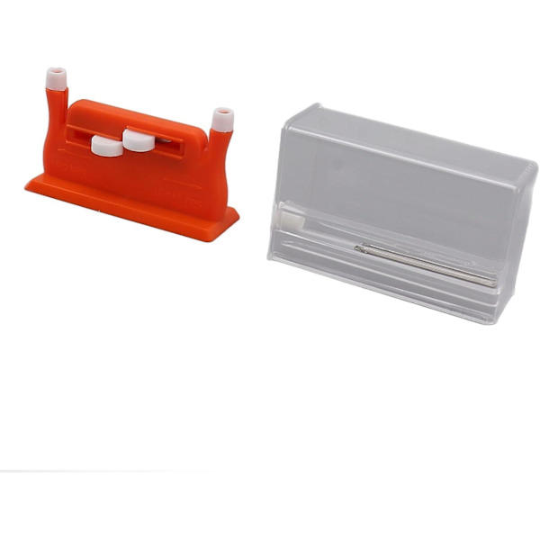 Automatisk nålträdare Enhet Automatisk nålträdare Arbetsbesparande sytillbehör Hushållsljusplast (orange)（Orange）