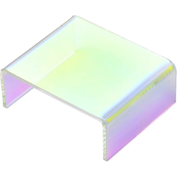 Rainbow Acrylic Display Stand Transparent stativ Smycken Display Shoes Stand__Newway（3-delat set (en för varje)）