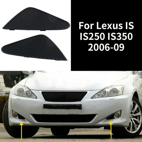 2006-08 Lexus Is Is250 Is350 Etu Sumuvalo Lamppu Kansi Musta Kansi Trimmi