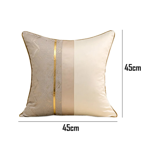 Örngott för soffa bil sovrum r Modern minimalistisk dekorativ kudde 45x45cm, (Silver)