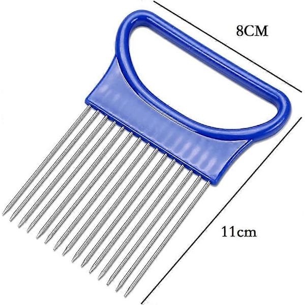 2-pack Assistent Matskärare Rostfritt Stål Grönsaksställ Slicers Köttslicers Lök Skalare, Potatis Skärare Slicer, Grönsaks Hjälp, Rostfritt Stål F