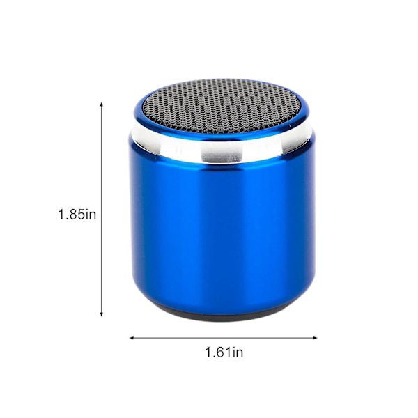 5.0 Version Bluetooth-högtalare Utomhus Mini-högtalare Bärbar Metall Present Batterikapacitet 500mah Trådlös Bluetooth