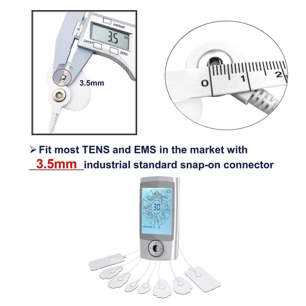 4 kpl Tens Electrodes Pad Vaihtotyyny Tens Unit Tens Electrode Padille