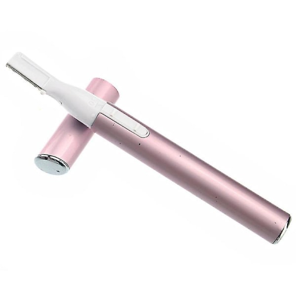 Kannettava kynämuotoinen sähköinen kulmakarvojen trimmeri mikrokulmakarvojen trimmeri kauneuskasvohoito (vaaleanpunainen)