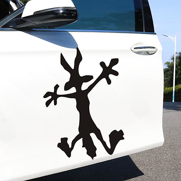 Coyote Splat -vinyyliautotarra ikkunaan 20*28cm