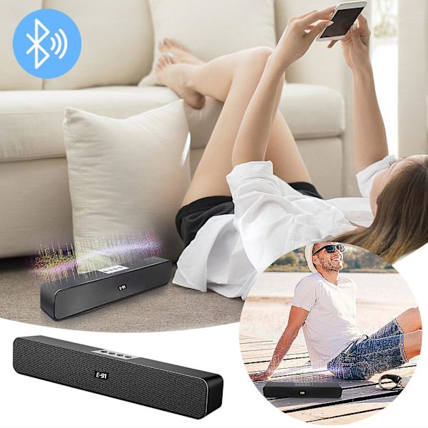 E91-2 Bluetooth Audio Trådlösa Högtalare Membran Skrivbord Dator Dedikerad Bluetooth Högtalare