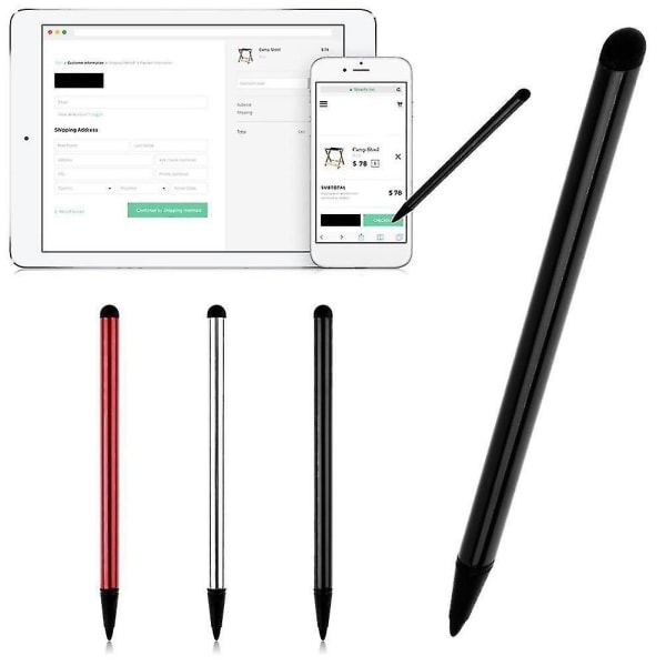 3 stk Universal Phone Tablet Touch Screen Pen Stylus til Android iPhone iPad