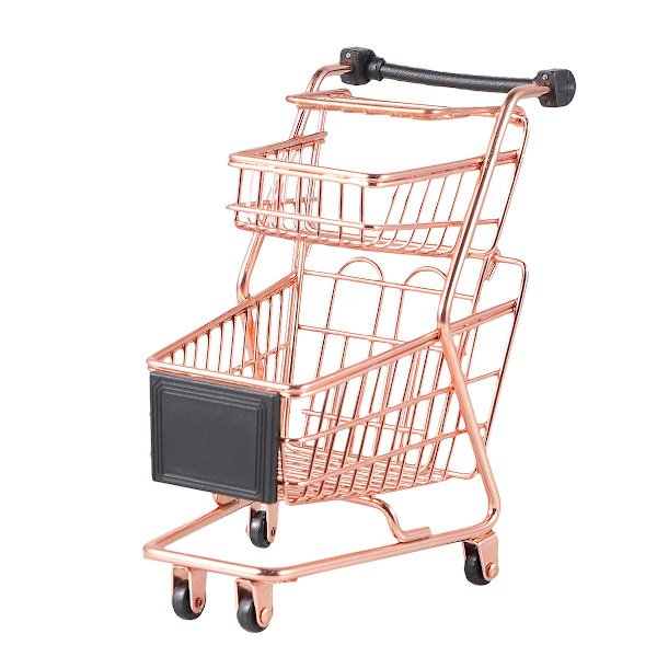 Liten Handvagn Leksak Mini Tvåvånings Handvagn Handvagn Barnvagn Leksakssats