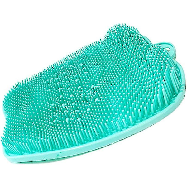 Fotskrubb Massage Rengöring Förbättra Cirkulation Exfoliering, Massage Pad - Grön