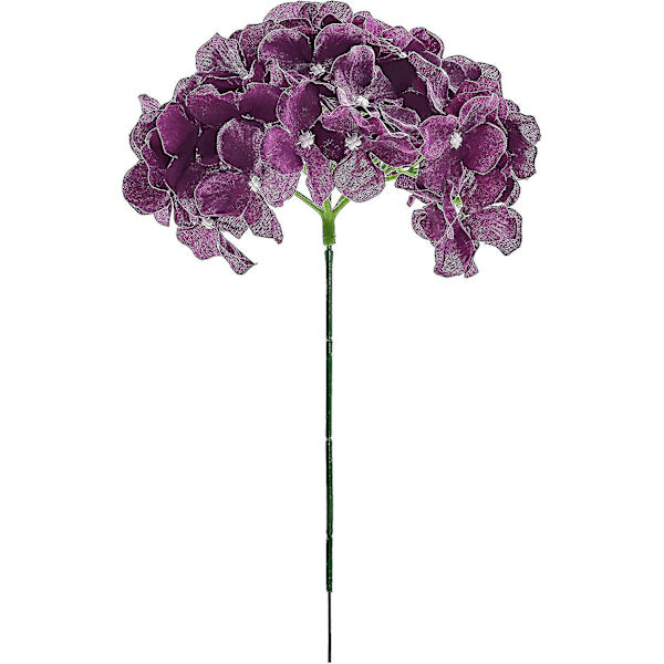 Förpackning med 10 st hortensia blommor blush konstgjord siden hortensia