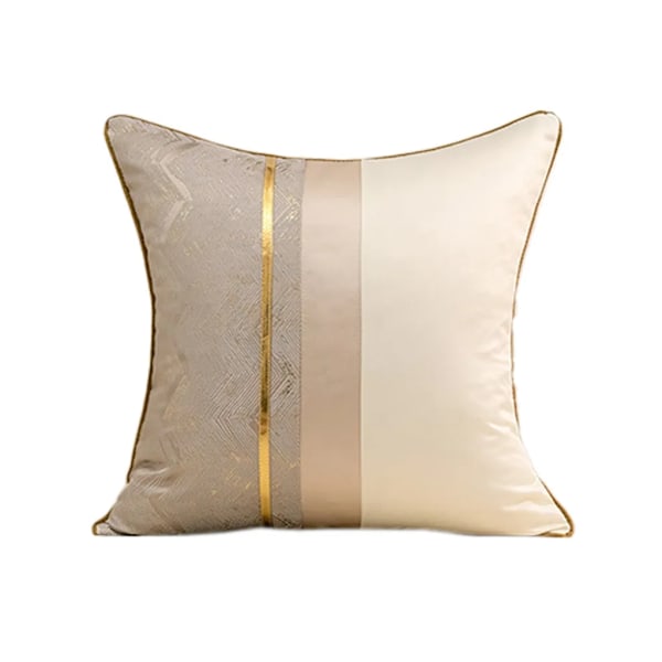 Örngott för soffa bil sovrum r Modern minimalistisk dekorativ kudde 45x45cm, (Silver)