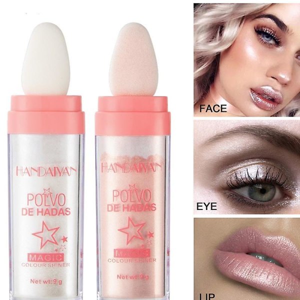 3-pack Highlighter Face Blush Glitter Stick Body Shimmer Face Brightening Contour Powder Makeup Stick Fairy Cosmetics