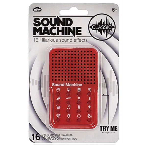 Classic Red Sound Machine Hilarious Novelty Prank Portable 16 Effects Noise