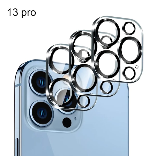 Kameraskydd - Högkvalitativt kameraskyddsglas i aluminiumlegering, 13pro