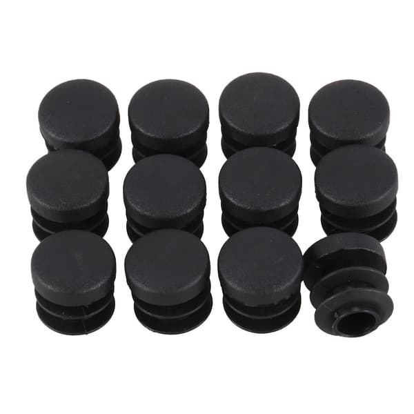 Stol Bordsben Plugg 14mm Diameter Rund Plastskydd Tråd Insatt Rör 12 st