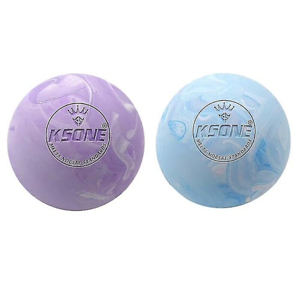 2x Lacrosse Massage Ball - Bärbar Fitness Massage Ball - Muskel Massage Roller - Avslappning Mjuk Massa