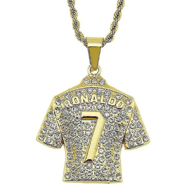 Jersey Halsband För Män, Hip Hop Ronaldo Nr 7 Jersey Halsband