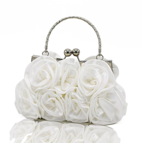 WABJTAM Evening Bags, Women Floral Satin Evening Bags Party Bags