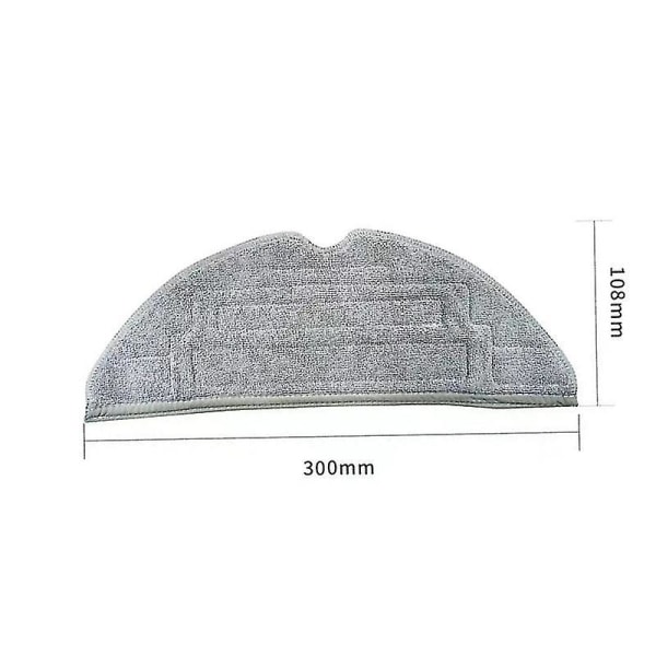 2 stk. reservemopper, kompatibel med Roborock S8/s8 Plus/s8+/s8 Pro Ultra/g20 dobbel vibrasjonsmopp-pute støvsuger robottilbehør erstatning - Sn