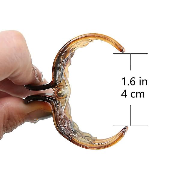 Classics Plastic Medium Claw Clips, Træk nemt dit hår op