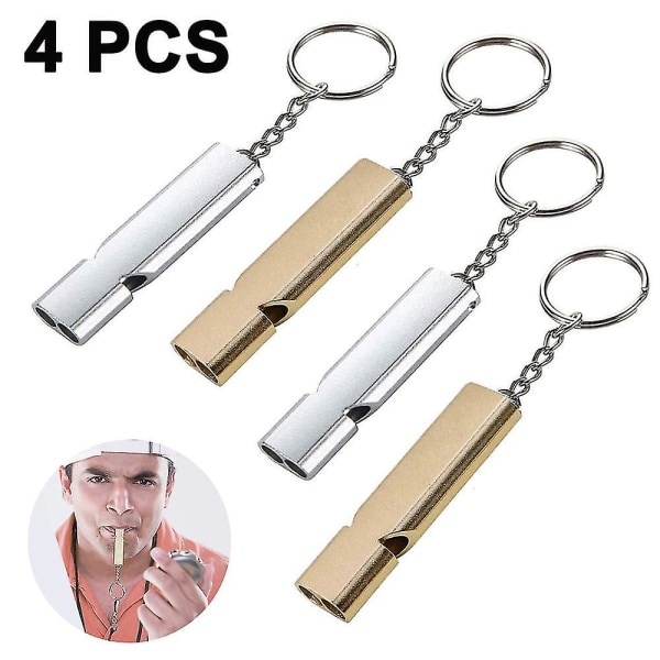 Flash Emergency Whistle, High Pitch Double Tubes Whistle