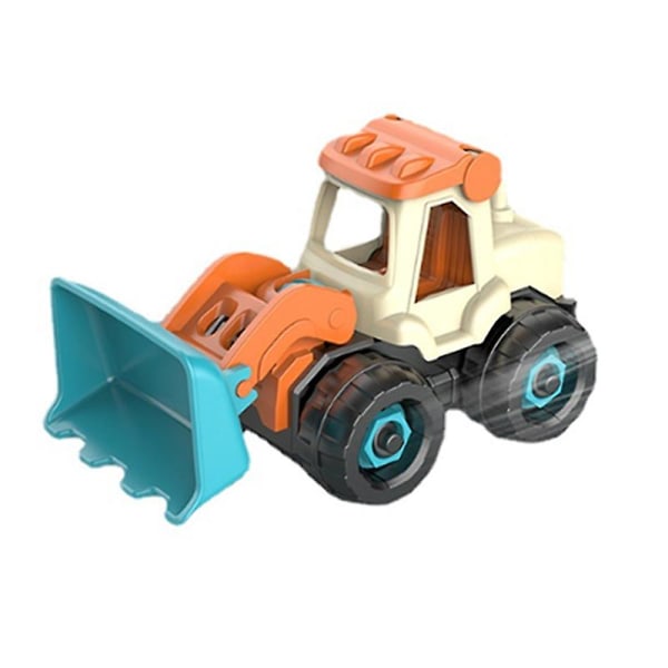Legetøjsbil til børn adskillelse af børnebil Gravemaskine til børnebil Uddannelseslegetøjsracer（gul）
