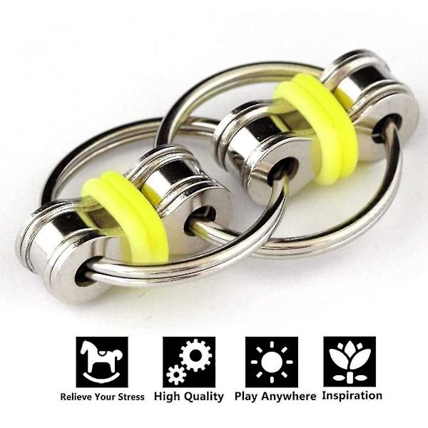 Flippy Chain Fidget Leksak, Oändlig Flip Chain Avstressare Stressreducerare Kreativ Stressreducerare Kedjeleksak