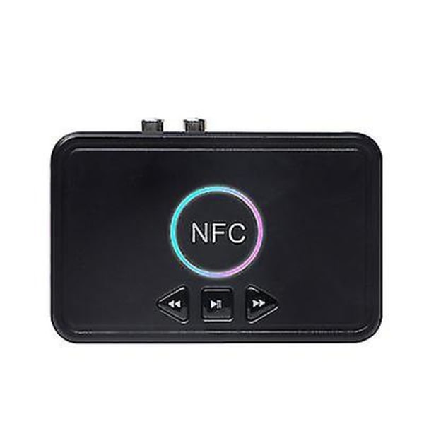 Bluetooth-adapter, 3,5 mm RCA-högtalarmottagare, NFC Bluetooth-ljudmottagare