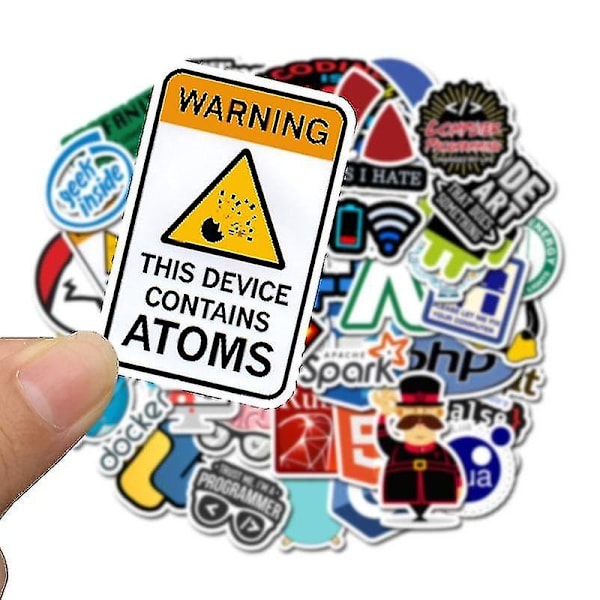 Elektronikdekaler Programmering/teknikdekaler för dator/laptop/telefon