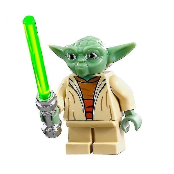 Yoda Star War Jedi Master Minifigurer Byggeklosser Leker For Barn_b