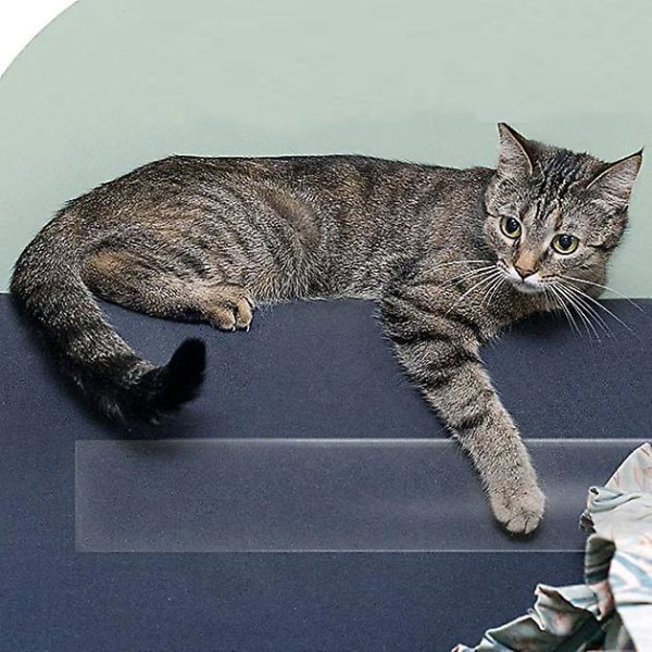 Anti-repor Skyddstejp Soffa Självhäftande Cat Scratching Sticker Pet Scratch Protector M 4 tum bred