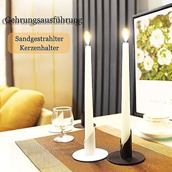 Ljusstake, Ljusstake för romantiska middagar, Dekoration för vardagsrum och sovrum, 4-pack