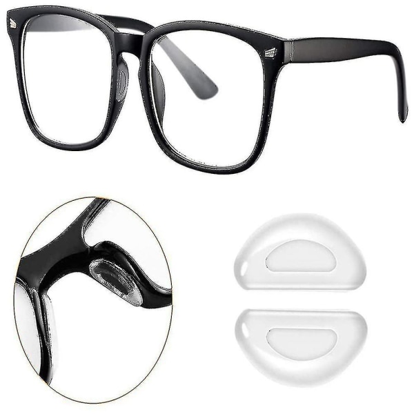 5 stk selvklebende anti-skli silikon neseputer for briller