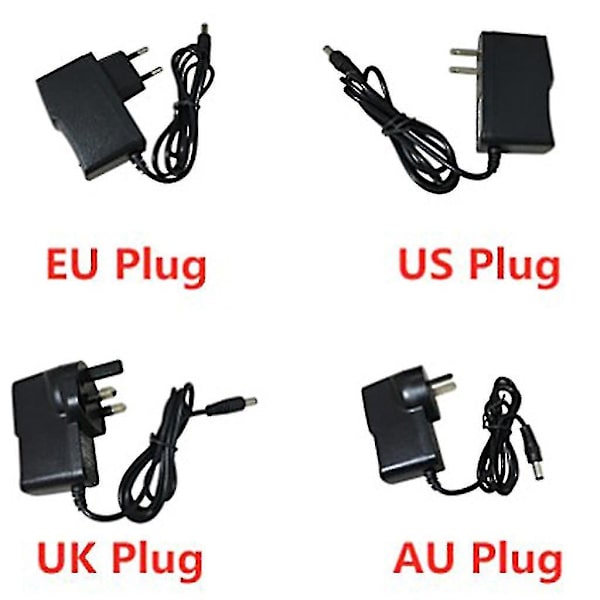 10v 1a 1.5a 2a 3a Ac/dc Adapter Switch Strömförsörjning Laddare För Led Ljusremsor - Snngv（3A，US）