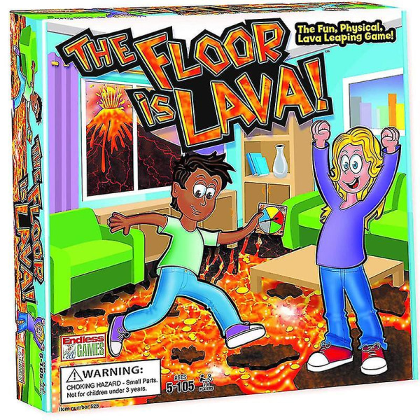 Interaktivt legetøj, Floor Is Lava, Interactive Fun Physics Lava Jump, Familiespil The Floor Is Lava