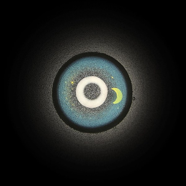 14 mm blå Cosplay fargekontaktlinser fra MRS.H - sett med 2, 0 dioptri