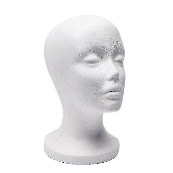 Foam Mannequin Head Model Solbriller Brillestativ Hat Cap Display Holder Headset Mannequin Head Di