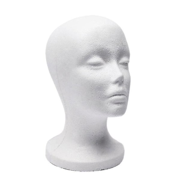 Foam Mannequin Head Modell Solbriller Brillestativ Hat Cap Display Holder Headset Mannequin Head Di